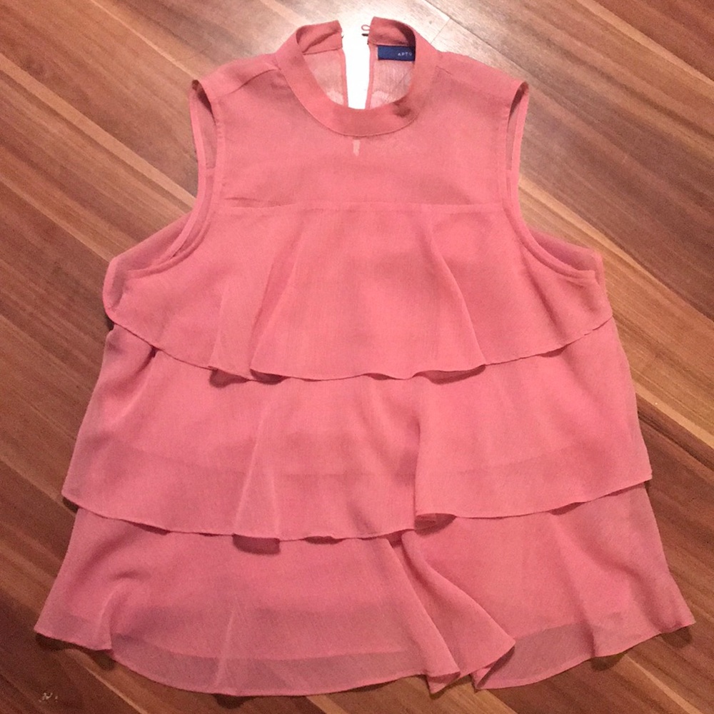 Blush pink, apt 9 blouse, size small